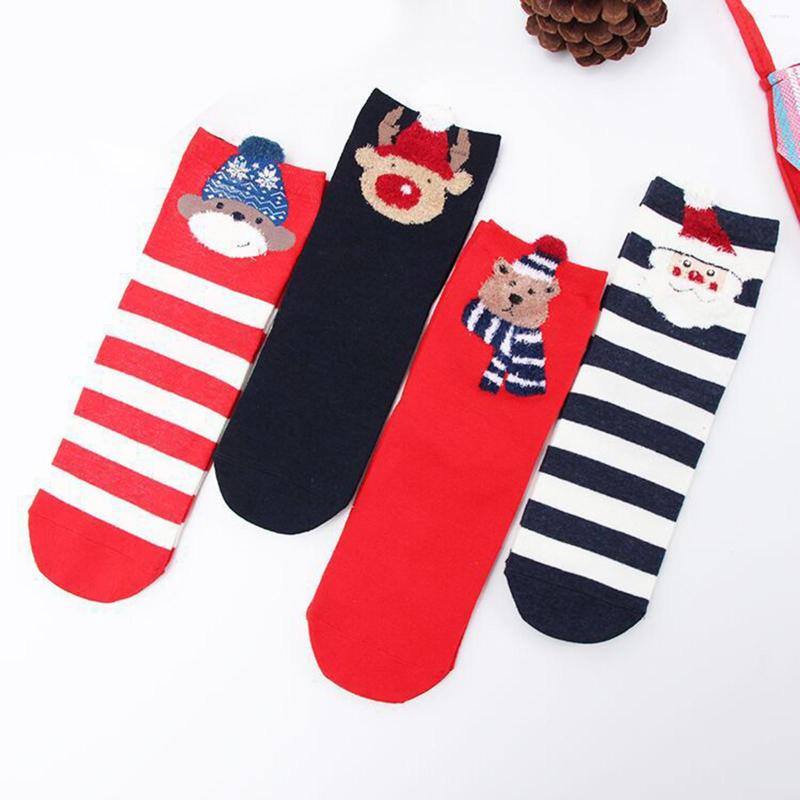 

Men's Socks Padded Athletic Women Christmas Tree Snowflake Snowman Bow Cotton Novelty Colorful Patterns