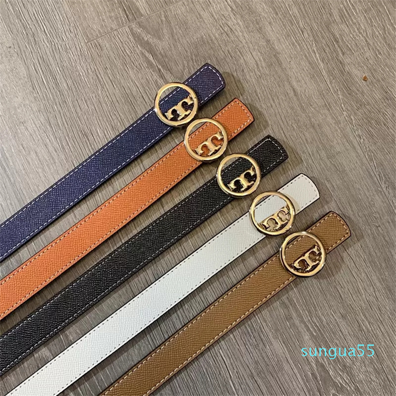 

Belts Leather Designer Womens Fashion Girdle Waistband Golden Buckle, Width-2.5cm