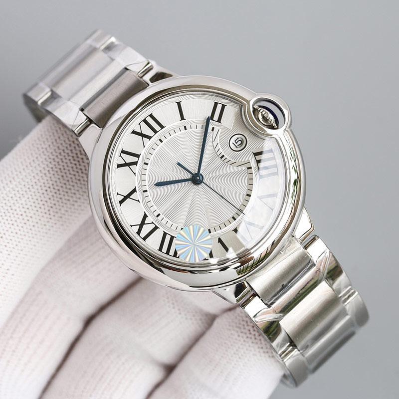 

Mens Watch Automatic Mechanical Movement Watches 36mm 42mm Classic Wristwatches Silver Strap Stainless Steel 904L Life Waterproof Men Wristwatch Montre De Luxe, Box
