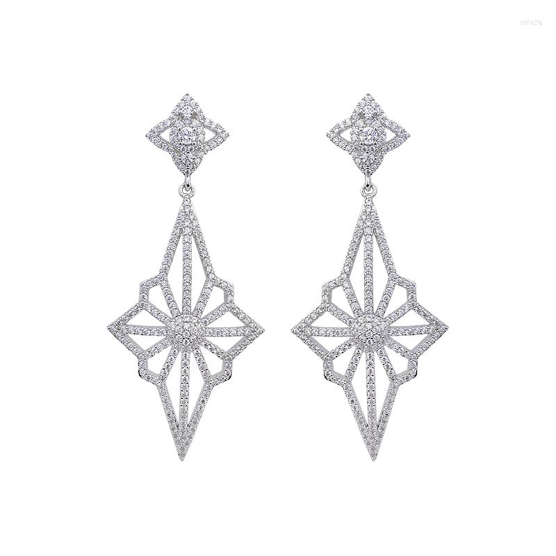 

Stud Earrings YAN MEI High Quality Delicate And Fashionable Style Garden Rose Flower Zircon Women Jewelry Brincos GLE6184