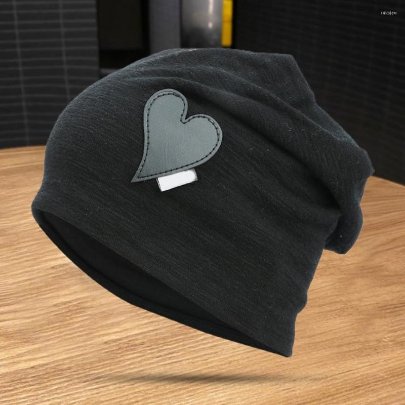 

Visors Stylish Beanie Hat Foldable Cold Resistant Breathable Women Elastic Knitted Bicycle Cap, Black