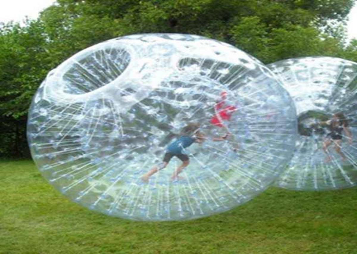 

Zorb Ball Human Hamster Balls Inflatable for Land Walking or Hydro Water Zorbing Games Fun with Optional Harness 25m 3m8396957
