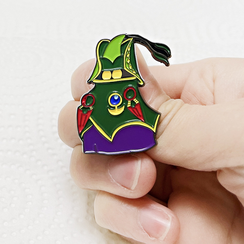 

Star fight game villain character brooch metal badge gift pin accessory, As picture