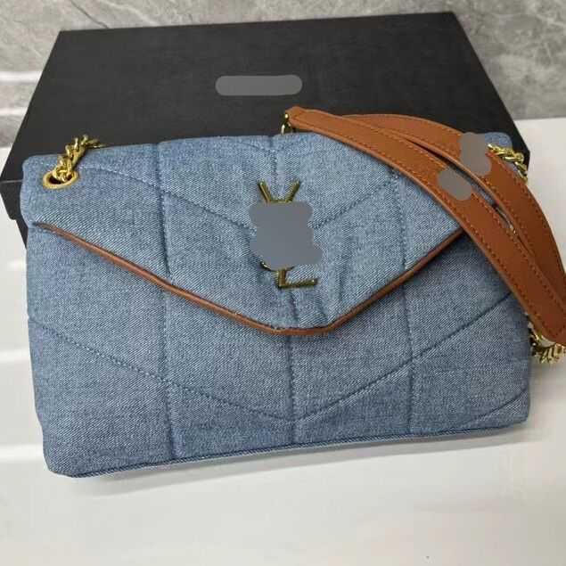 

Yslity crossbody purses designer bags YYSL woman handbags totes LOULOU suede high quality Kaia Niki luxuries designers women the tote bag Shoulder handbag LS37, Sky blue