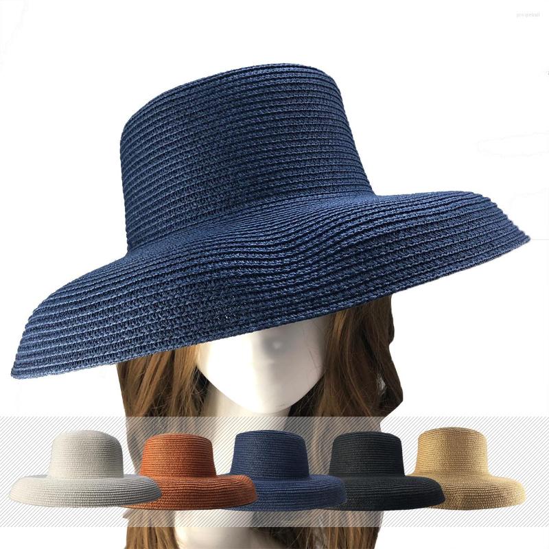 

Wide Brim Hats Sun Women 2022 For Ladies Women's Panama Summer Accessories Beach Straw Hat Woman, White