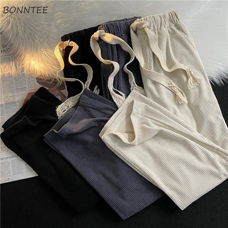 

Men's Pants Sweatpants Men Casual Simply S-3XL Teens All-match Trousers Fashion Baggy Drawstring Solid Streetwear Kpop Chic Handsome Hipster, Black