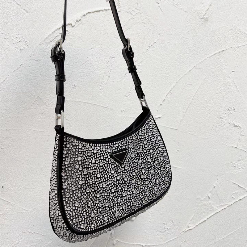 

Glittering Rhinestone Bags designer bags Shiny Beads handbags luxury woman beading shoulder bag purses Triangle Bead Rhinestones multi colors 5A, Contact seller