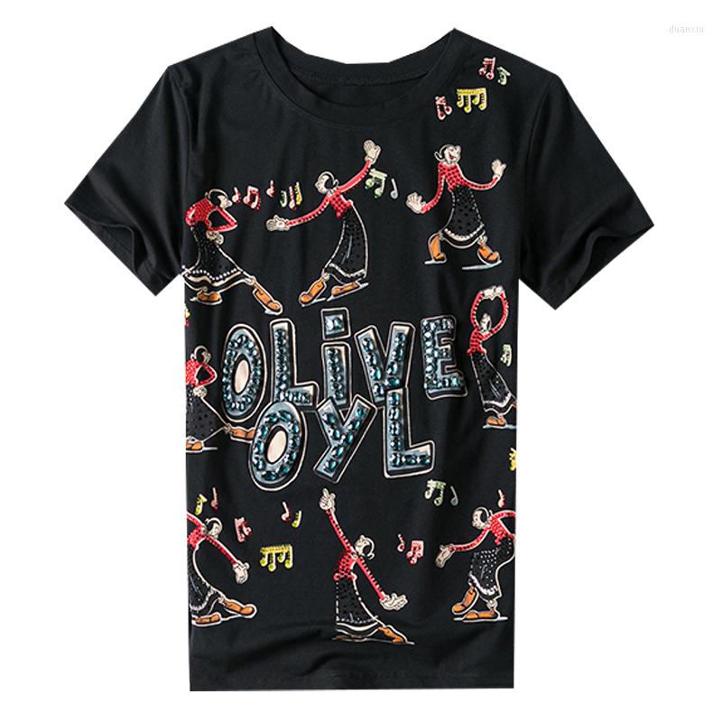 

Women' T Shirts China Women' T-shirt Short-sleeved Shirt Sapphire Letter Pattern Sexy Slim High-quality Cotton Jacket General Style, X021