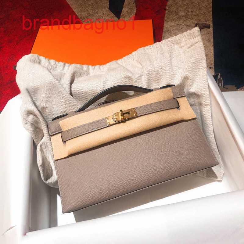 

Herme Kely Designer Bags for Women online store 2022 new bag mini small pig nose chain leather women's one shoulder portable gener, Elephant gray10