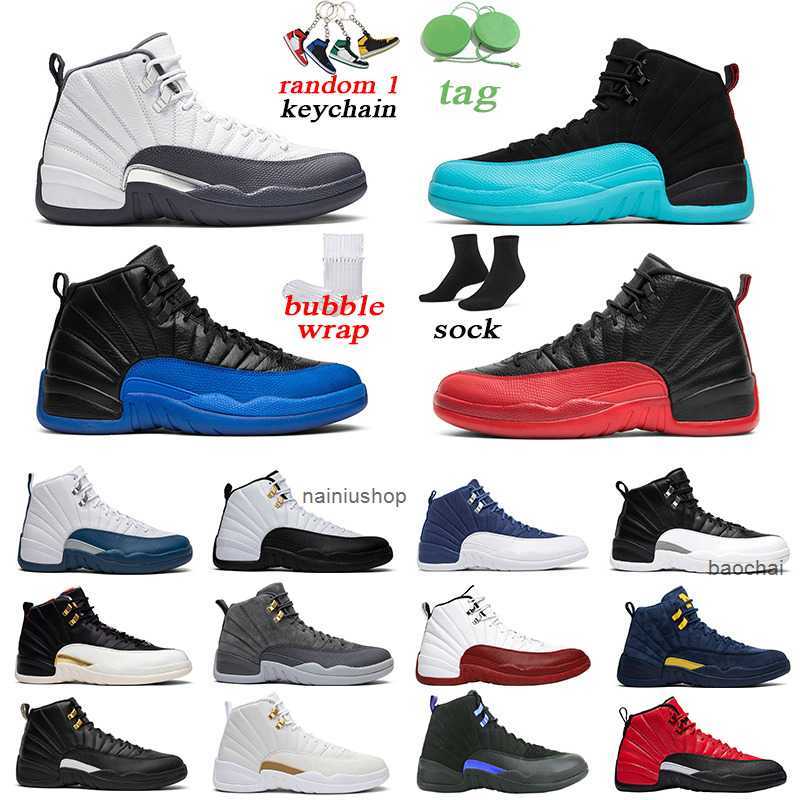 

2023 Shoes men basketball shoes jumpman University Gold Game Royal Michigan 12s mens trainer sports sneakers size 7-13