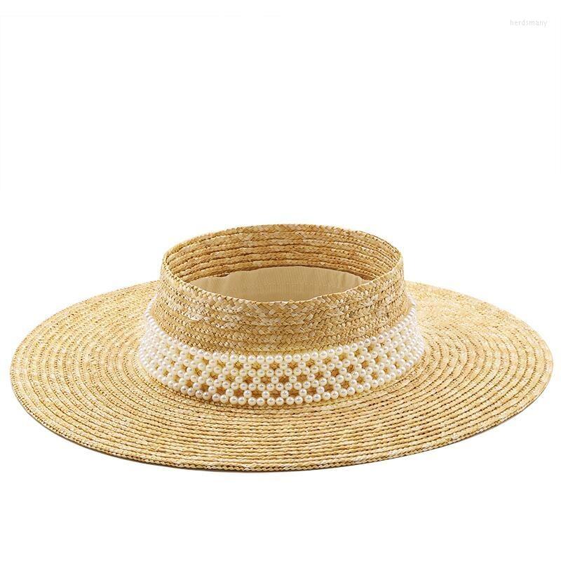 

Berets Women Summer Hats Large Brim Straw Hat For Beach Cap Empty Top Sun, 10