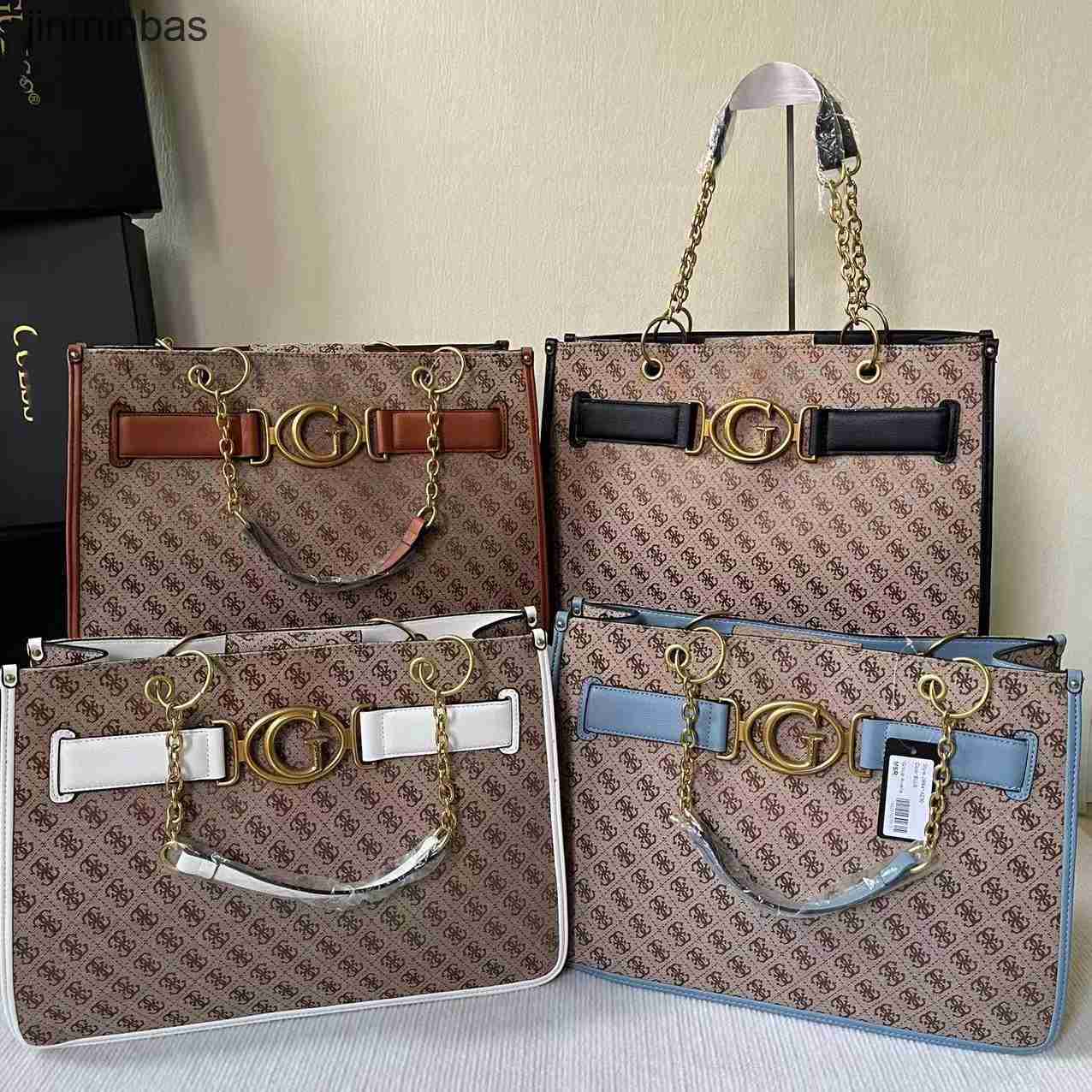 

2023 Latest Hand Bag the Shop Has a 60% Discount Gs New Printed Old Flower Large Capacity Shopping Bag Tote Chain Bar Portable One Shoulder Women's, Black9