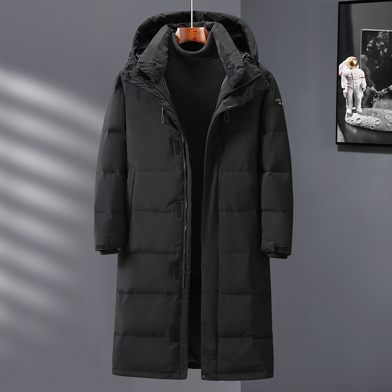 

Men's Down Parkas Fashion Winter Jackets Men Hooded Thicken Warm White Duck Coats Black/White Puffer Jacket High Quality Overcoat 221206