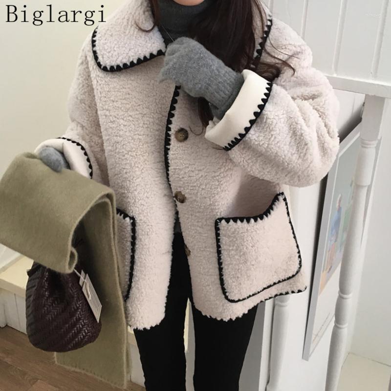 

Women's Fur Winter Faux Coat Teddy Bear Jacket Fluffy Ladies Coats Furry Vintage Woman Cardigan 2022 Womens Tops Kawaii Manteau Femme, Cream coat