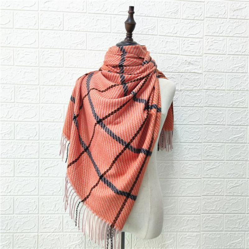 

Scarves Brand Designer Autumn Winter Cashmere Pashmina Lady Warm Thick Blanket Soft Shawls Travel All-match Long Wrap Scarf