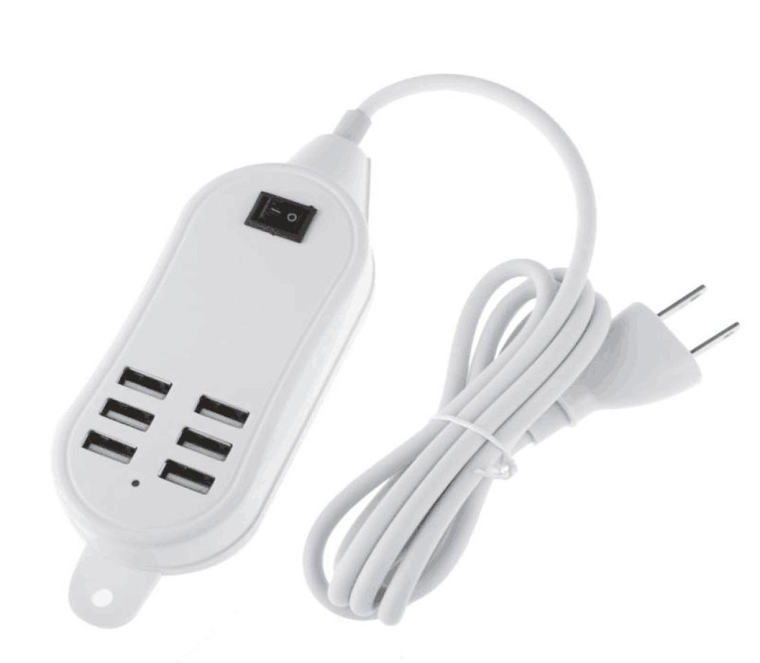 

NEWEST PRODUCT MULTI FUNCTIONAL 110240V 30W 5A 6 Port USB Portable Travel Wall Charger Power Adapter Cable 15M9121129
