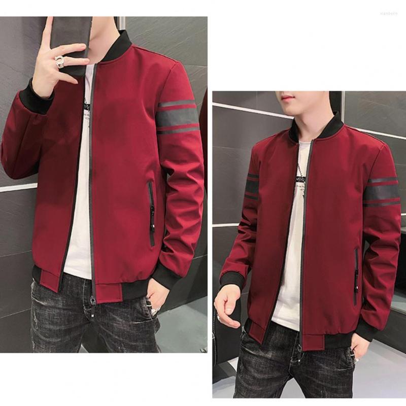 

Men's Jackets Jacket Coat Zipper Super Soft Sports Washable, Dark blue