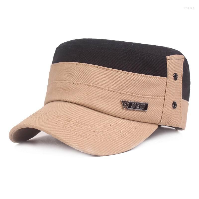 

Berets Kagenmo Cotton Flat Top Hat Male Mary Cap Spring And Summer Outdoor Tourist Mountaineering Wash Water Style