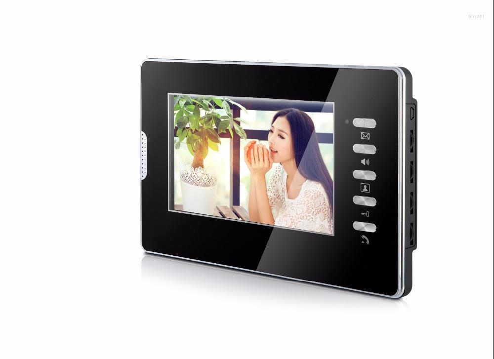 

Video Door Phones 7 Inch Screen For Wired Phone XLS-V70D Black Color