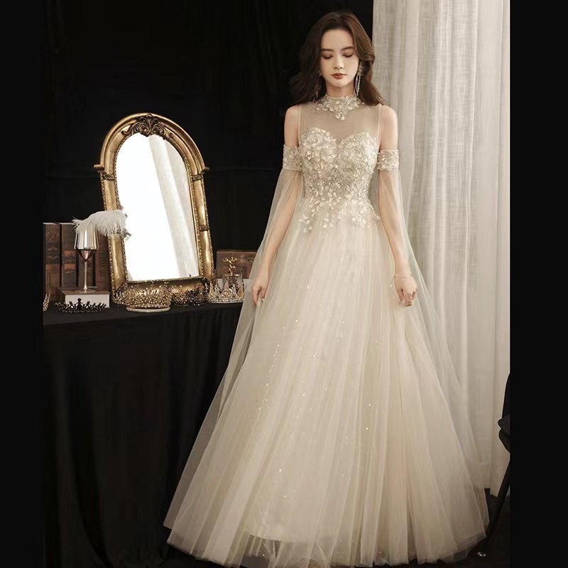 Formal Evening Dresses 2023 Scoop Backless Middle East Women Even Gowns with Wraps Watermelon Pink Dinner Dresses
