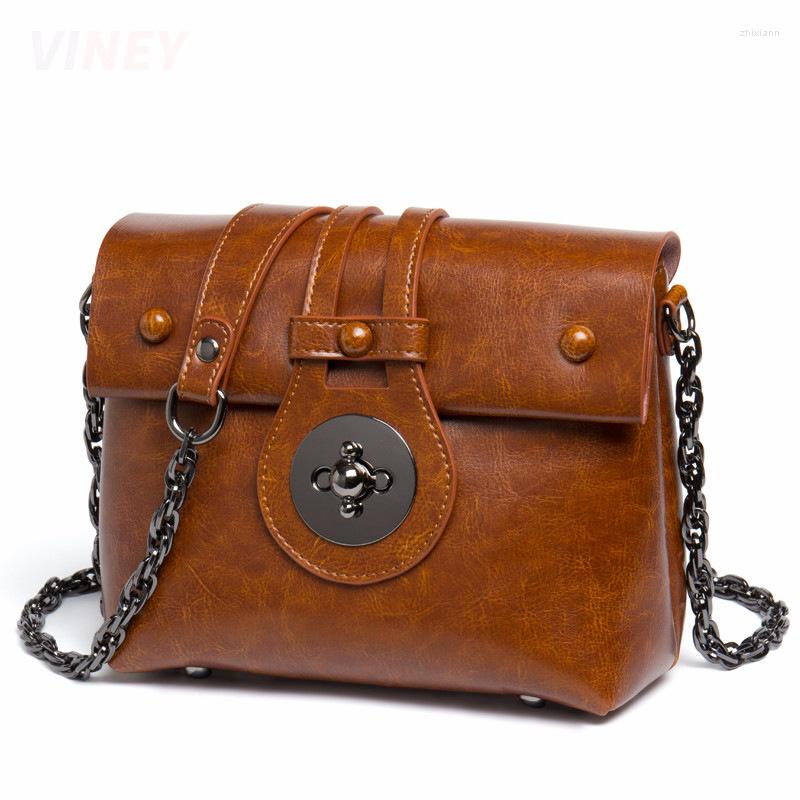 

Evening Bags Brand Genuine High Quality Luxury 2023 Style Shoulder Korean Version Versatile Messenger Fashion Chain Small Square Leather, Black