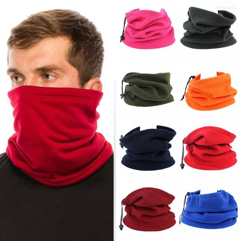 

Scarves Tube Neck Scarf Warmer Drawstring Outdoor Cycling