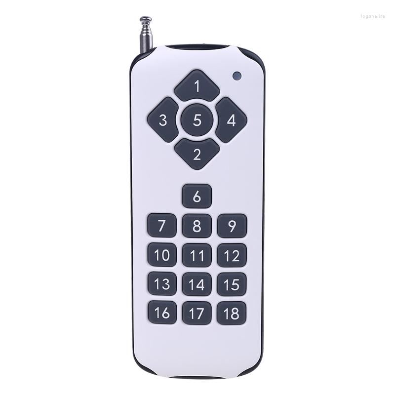 

Remote Controlers 18CH Channel RF ASK Control 433MHz 18 Keys High Power Wireless Transmitter For Switch Alarm