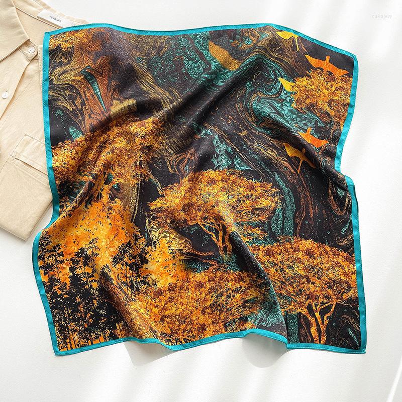 

Scarves 2022 Women Scarf Silk Shawls Lady Wraps Soft Pashimina Kerchief Mulberry Spring Fashion Headband Hijab
