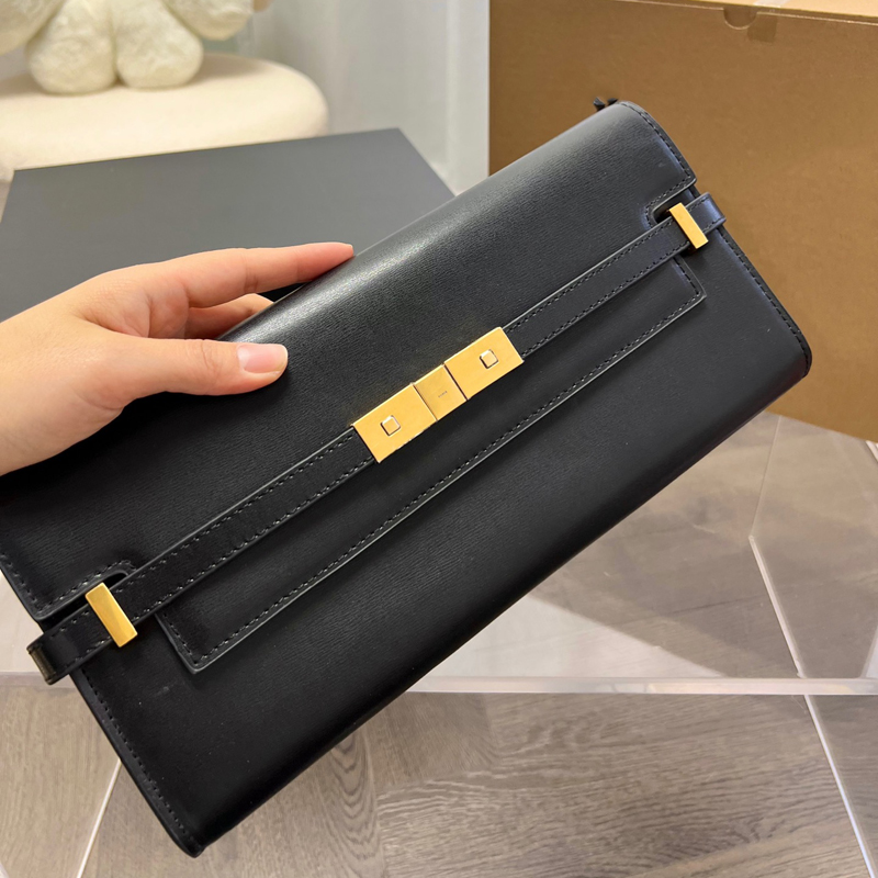 

Classic Women Clutch Bags Crocodile Leather Handbags New Designer Womens Purse Street Fashion Gold Buckle Wallet Bag Ladies Manhattan 23, Red