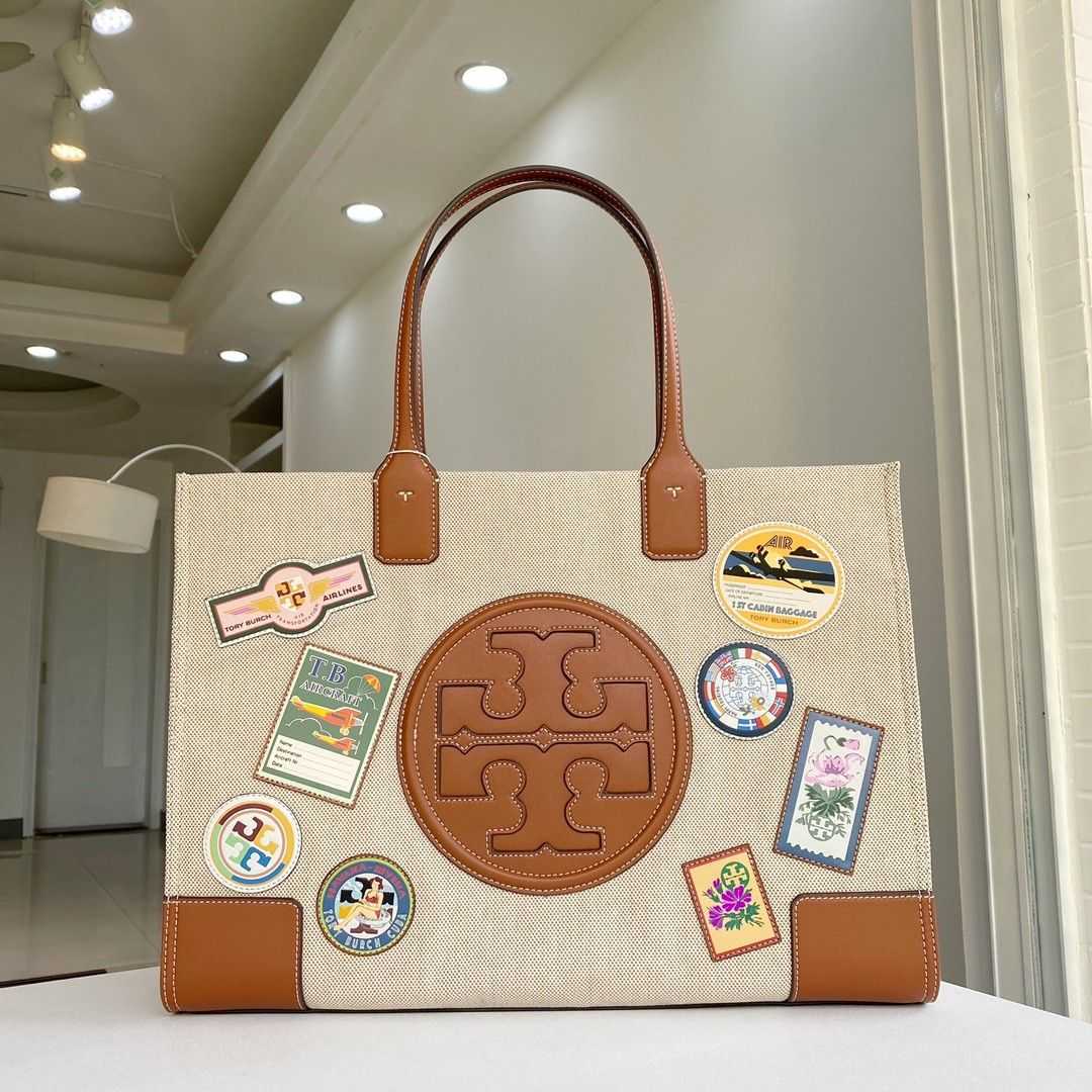 Designer Luxury Women Bag Tory Handbag TB Fashion Inclined Shoulder Bags Versatile Purses Tories Burchs Totes Large Capacity Saddle Coal Wallet 7