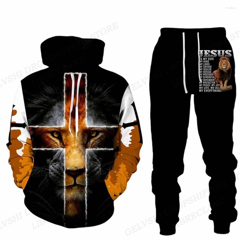 

Men' Tracksuits Lion 3d Print Hoodie Suits Men Women Fashion Hoodies Sweatshirts Pants 2pcs Kids Sweats Boy Coats Animal Sets, Dhtf5m2215117