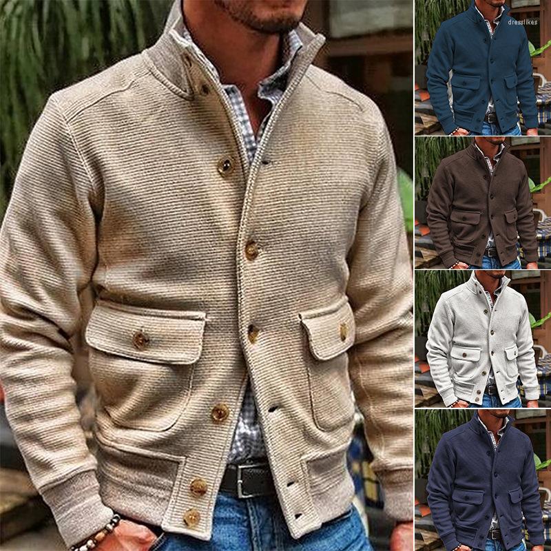 

Men' Down 2022 Jacket Men' Korean Stand Collar Solid Color Casual Men, Beige