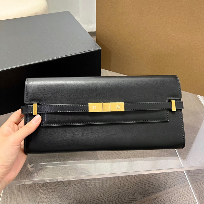 

Classic Women Clutch Bags Crocodile Leather Handbags Designer Womens Purse Street Fashion Gold Buckle Wallet Bag Ladies Manhattan 12061, Red
