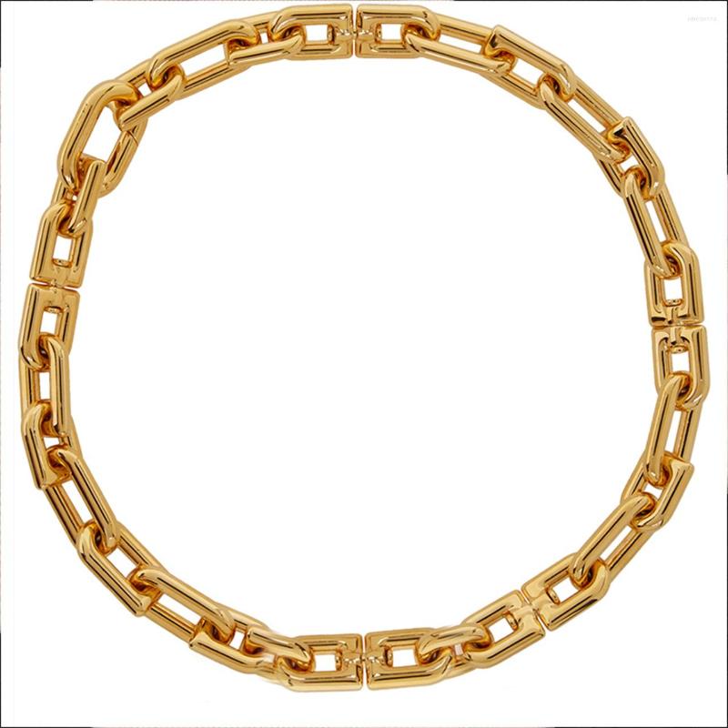 

Chains To Reine Est Punk Necklace For Women High Quality Hip Hop Thick Short Chain Clavicle Luxury Jewelry Gift