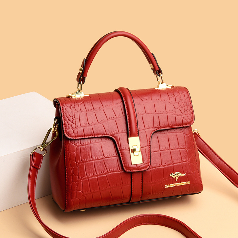 

Designer ladies handbag messenger bag Bag Women's Bag New 2022 One Shoulder Crossbody Bags Crocodile Fashion Handbag #8057, Red