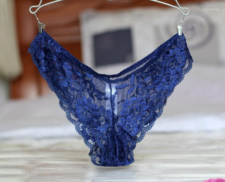 

Women's Panties AQ247 2 PCSHigh Quanlity Women Lingerie Seamless Transparent Sexy Lace Calcinha Women's Briefs Panty Underwear Plus Size, Black