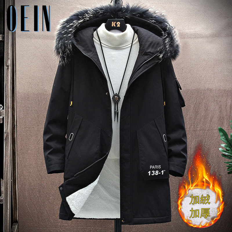 

Mens Down Parkas Waterproof Long Thick Warm Fur Collar Jacket Winter Brand Clothing Casual Windproof Pockets Coats 221206, Yellow 1901