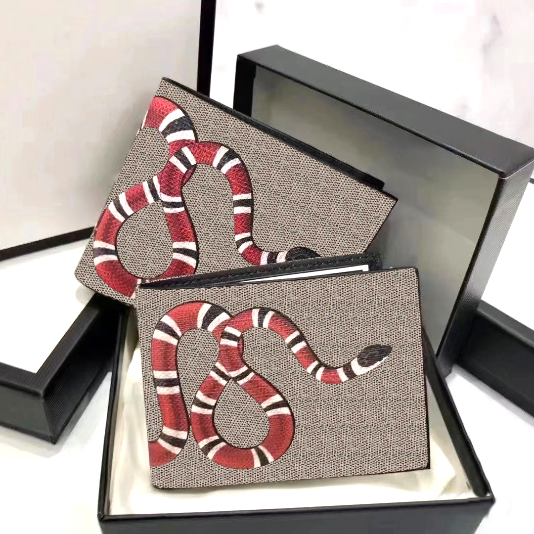 

luxury Cartoon print Wallet card holders tiger Coin purses Luxurys Designers men Wallets fashion Genuine Leather handbags holder Key Women Clutch Interior Slot, G gray