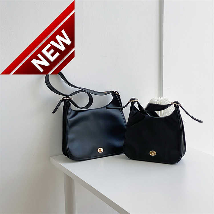 

Designer Bags for Women 2023 Women's Bag New Messenger Minority High Sense Single Shoulder Tote bag Factory Direct Sales, Black