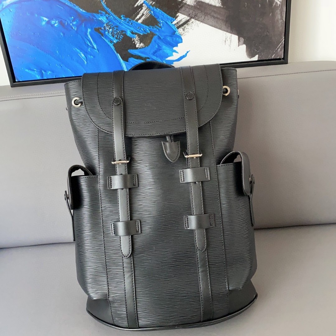 

OUTDOOR Backpack Unisex Water Ripple Backpack Men Computer Bag Women Classic Trekking Bags Backpacks, 1#