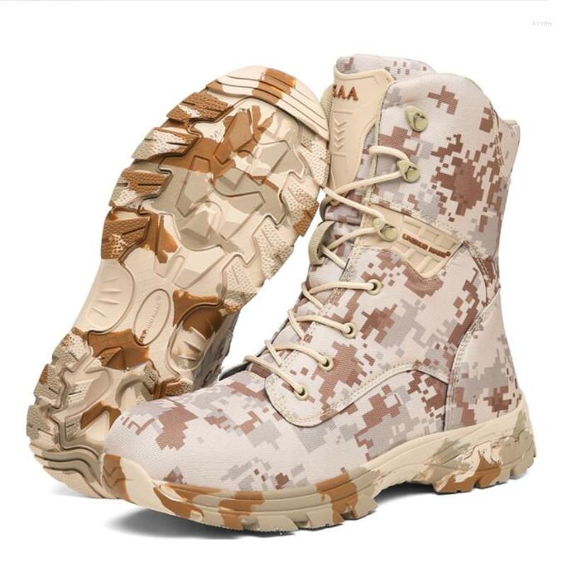 

Boots Men Combat Boot Big Size 39-47 Work Safety Shoes Mens Motocycle, Beige