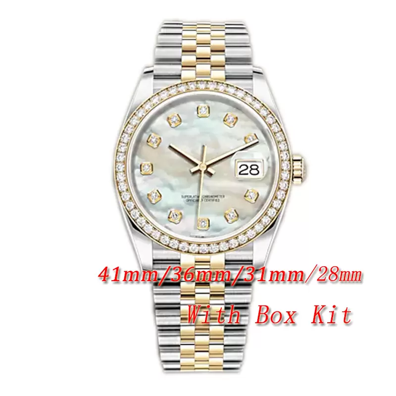 

Watches 41mm 36mm movement Watch Automatic Mechanical Mens 31mm 28mm Quartz Womens Bezel Stainless Steel Diamond Lady Waterproof Luminous Wrist Designer Watches, Color 1