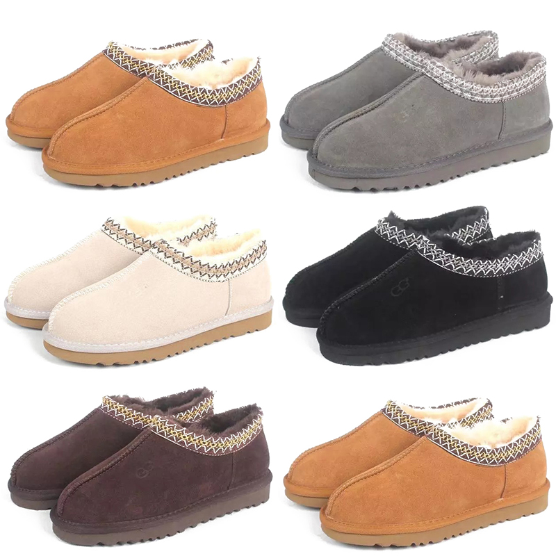 

Designer Tazz Slippers Australia Boots mens women shoes fashion booties warm sneakers Suede Shearling platform Slipper Ankle snow Bootes Chestnut Men Sneaker, Beige