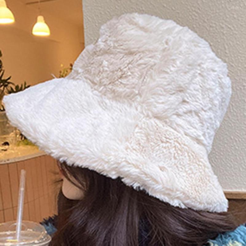 

Berets Women Winter Hat Solid Color Lady Heat Retention Fisherman, Black