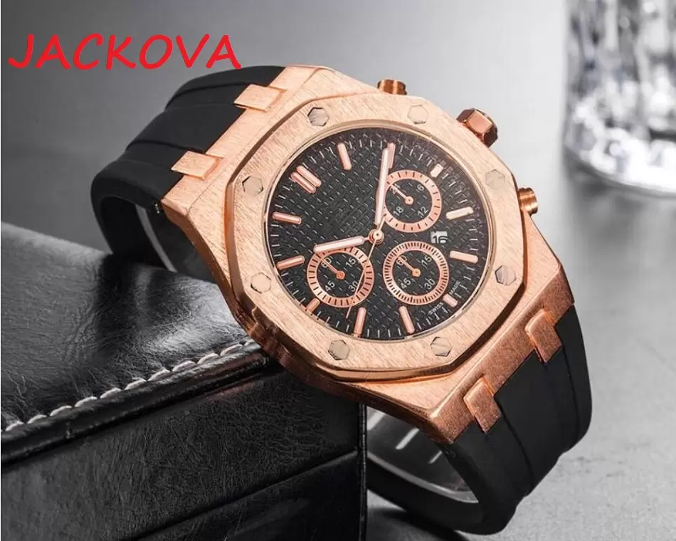 

Top Brand black silicone quartz fashion mens time clock watches auto date men dress designer watch wholesale male gifts wristwatch relogios, As pic