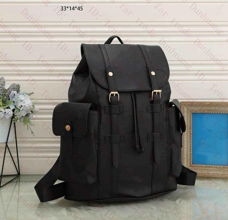 

classic leather backpack fashion simple retro school bag computer storage bag designer ladies men travel storage rucksack duffle Women Shoulder Bags, Extra fee (are not sold separat)