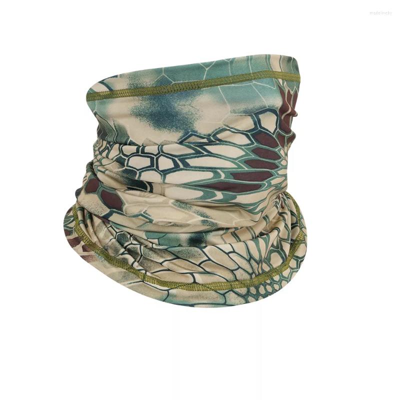 

Scarves Brand Neck Gaiter Bandana Sun Protective Scarf Mask Face For Outdoor Solid Military Tactical Breathable