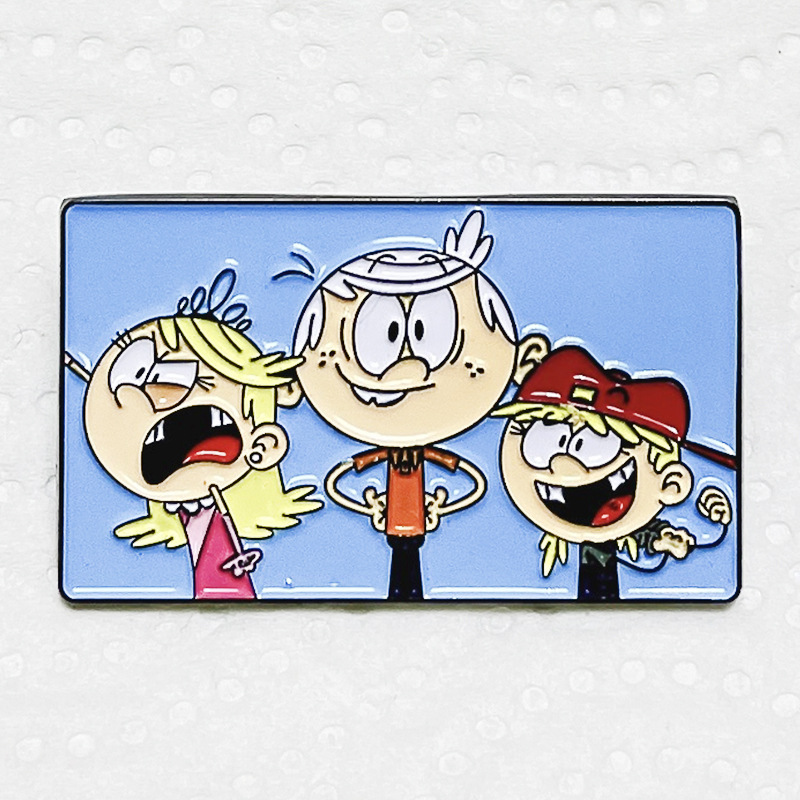 

Lauder's Home brooch American anime TV series Cartoon metal badges Men's and women's clothing Schoolbag accessories Decorative pin, As picture