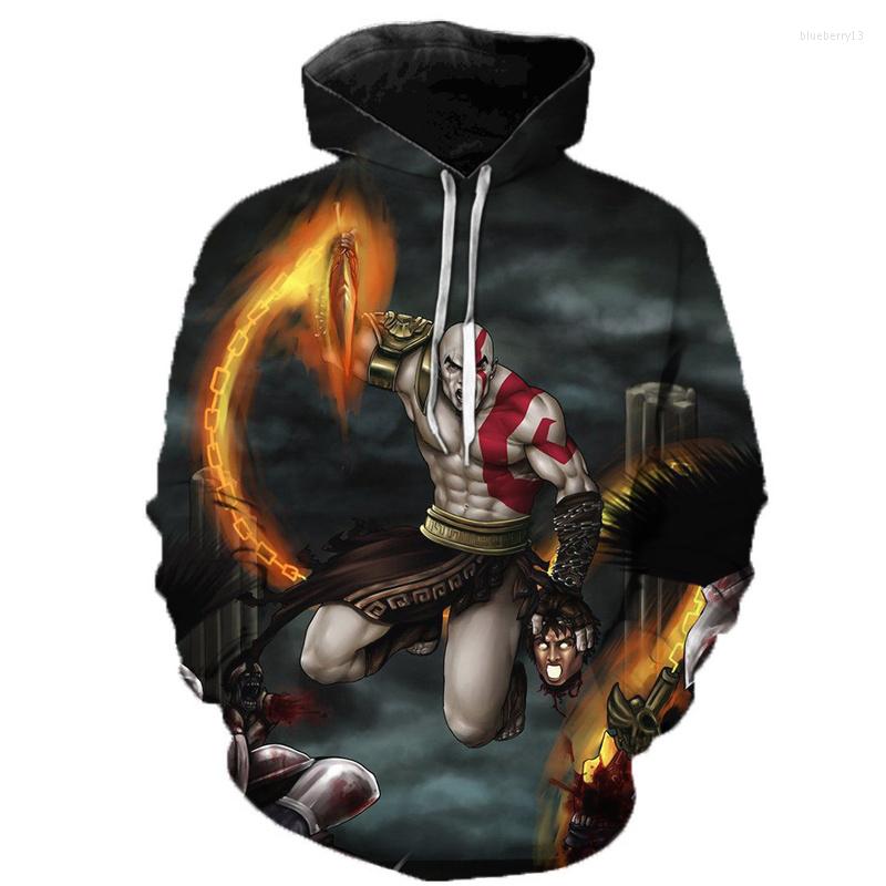 

Men's Hoodies 2023 God Of War Printed 3D Cool Winter Autumn Male Female Anime Sweatshirt Personality Casual Plus Size Pullover Coat, Vip2