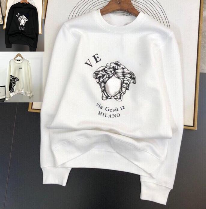 

Mens Hoodie Sweatshirt V designer sweater Medusa Long Sleeve tshirt women Neck Sweater, Cu11